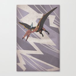 Pteranostorm - Superhero Dinosaurs Series Canvas Print