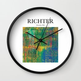 Richter - Abstrakte Bilder Wall Clock