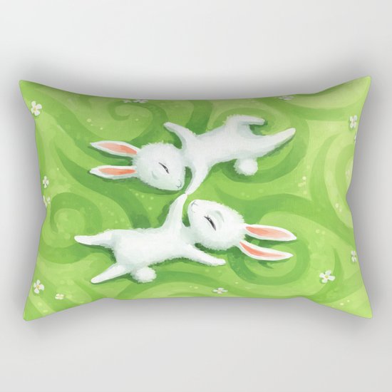 Fluffy Summer Rectangular Pillow