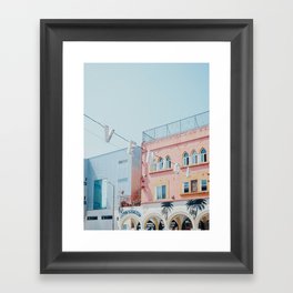 Venice Beach Sign in Los Angeles Gerahmter Kunstdruck | Color, Print, Downloadable, Photo, Artwork, Roadtrip, Poster, Desert, Walldecor, America 