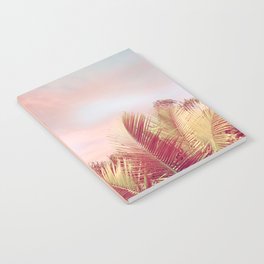 Pink Palms in the Breeze Notebook