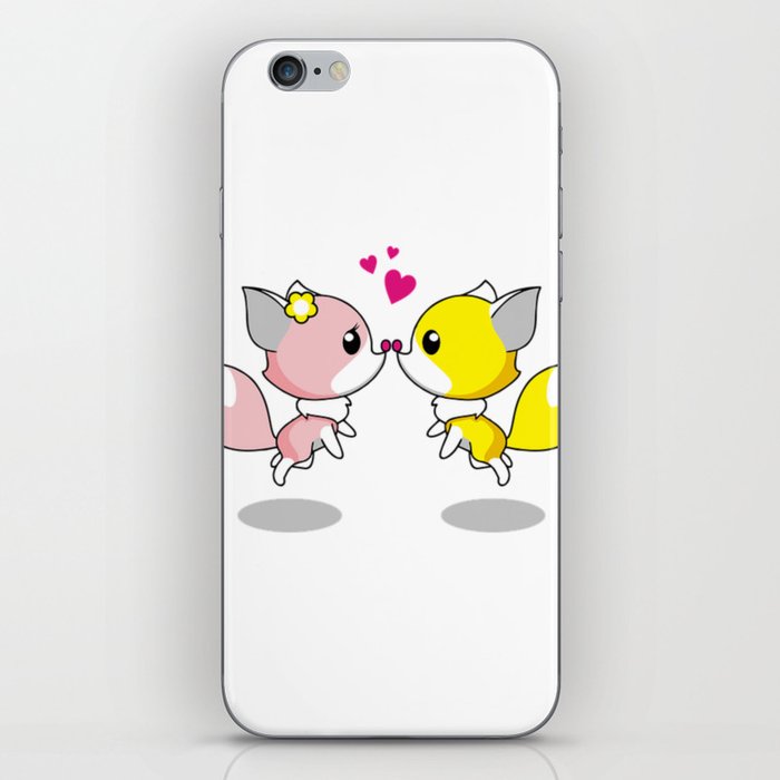 Kissing Cats iPhone Skin