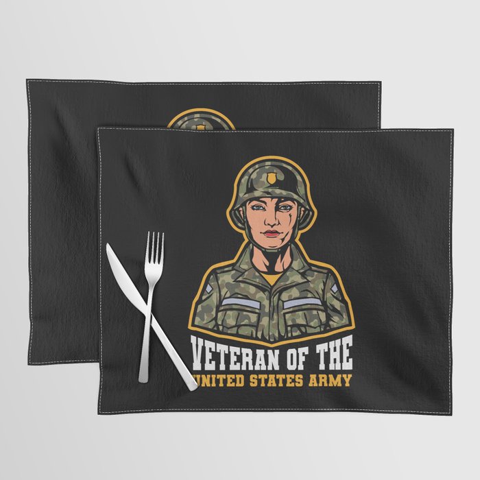 Veteran Of The United States Military Placemat