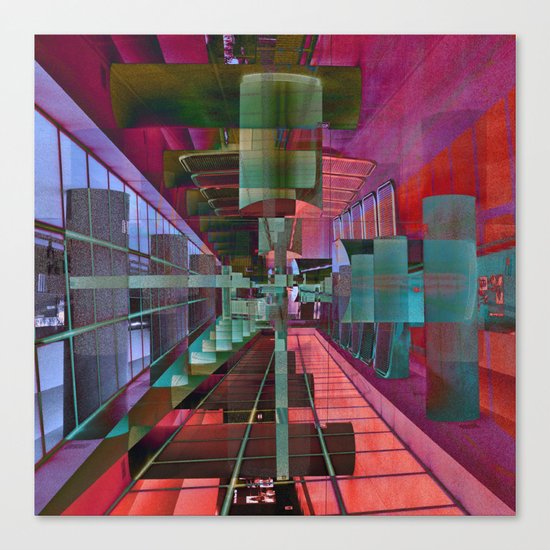 MAGIC CITY LINES Canvas Print