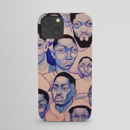 Black Boy Blues iPhone Case