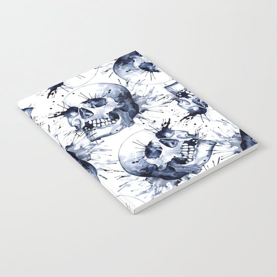 Skull Pattern Notebook