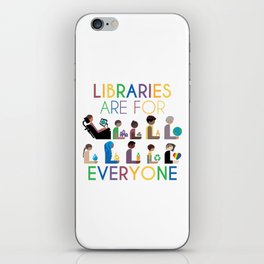 Rainbow Libraries Are For Everyone iPhone Skin