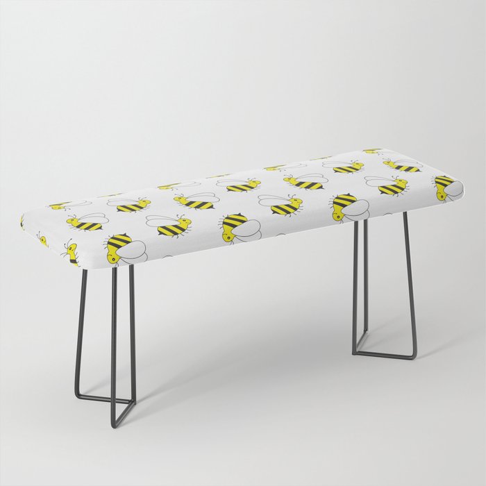 Bumble Bee Pattern Bench
