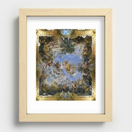 Palazzo Pitti (Florence) Ceiling Painting of the Sala Di Marte Recessed Framed Print