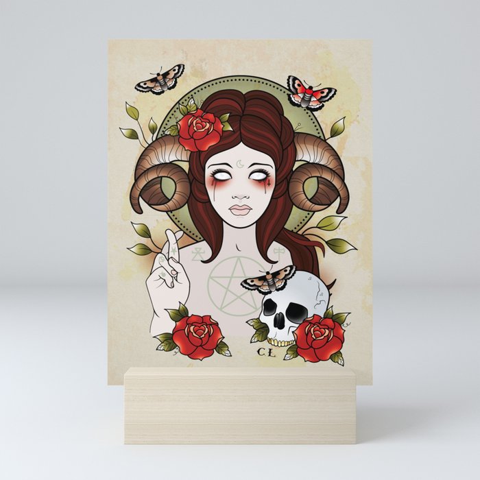 Pagan Goddess Mini Art Print