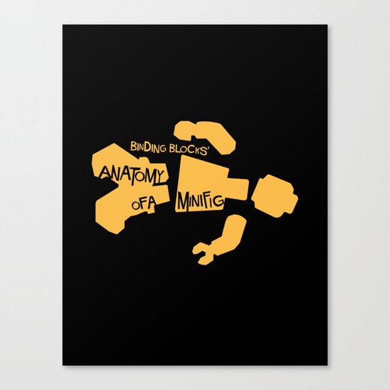 Anatomy of a Minifig Canvas Print