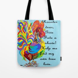 German Folklore Roosters and Husbands Tote Bag