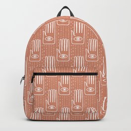 adorned palm - terracotta Backpack