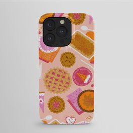 Pie Party iPhone Case | Baking, Applepie, Peach, Feast, Autumn, Pie, Cooking, Thanksgiving, Cherry, Pink 