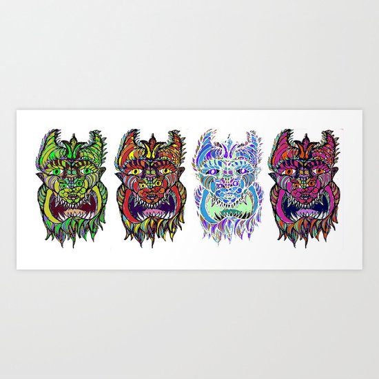 Monster Art Print