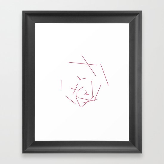 #328 Hexaboom – Geometry Daily Framed Art Print