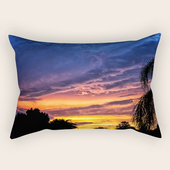 Florida Sunset Rectangular Pillow