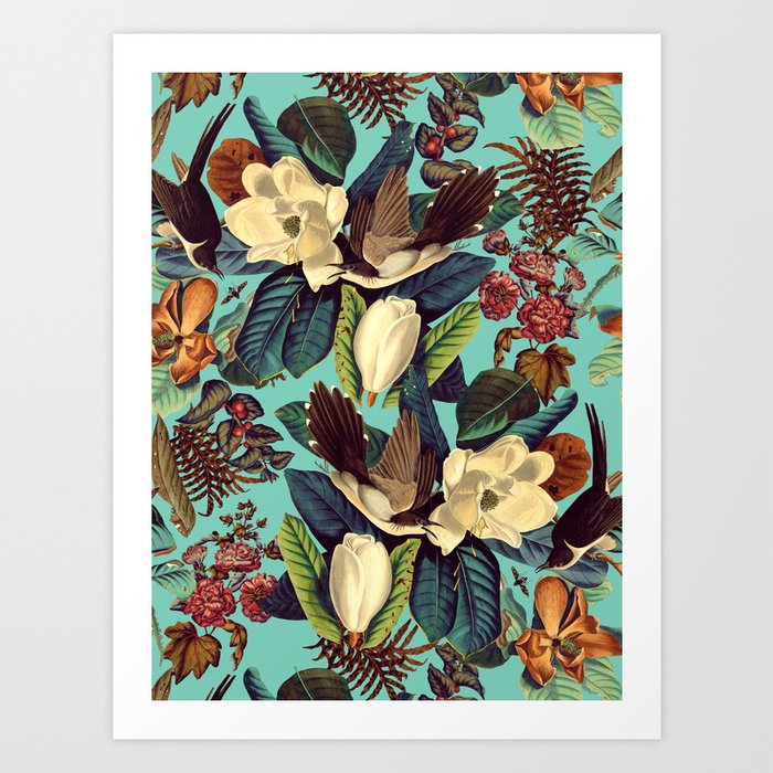 FLORAL AND BIRDS XXI