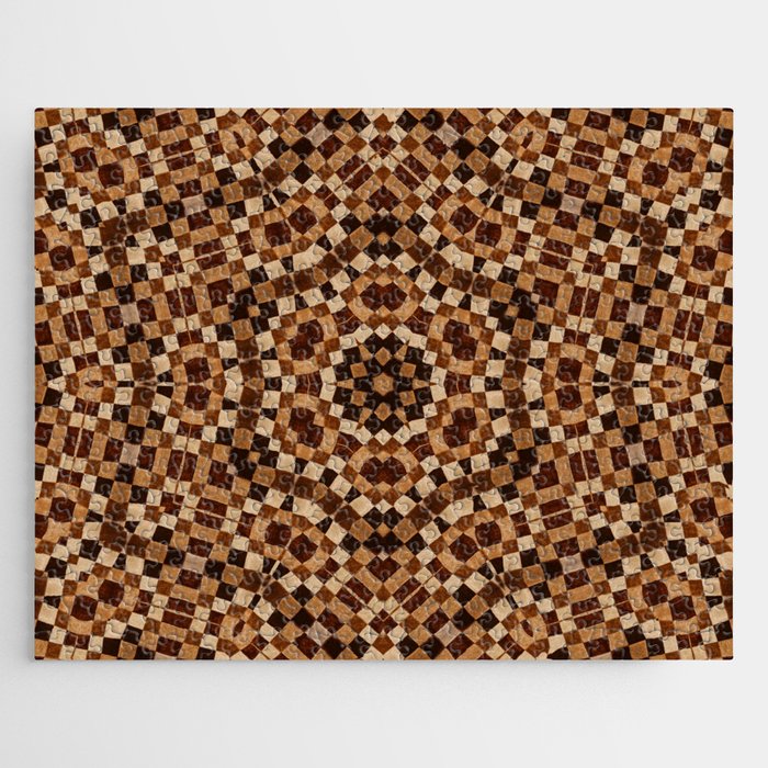 Brown Pattern Jigsaw Puzzle