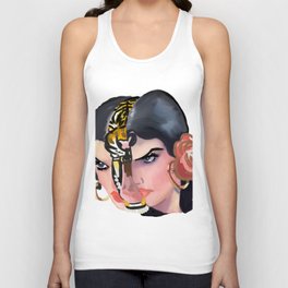 Splitting Emotions Unisex Tank Top