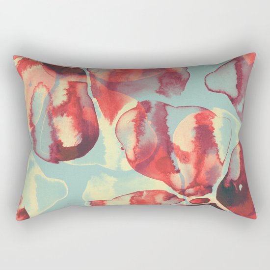 Ink Flowers Rectangular Pillow
