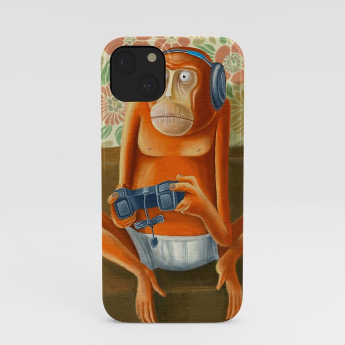 Monkey play iPhone Case