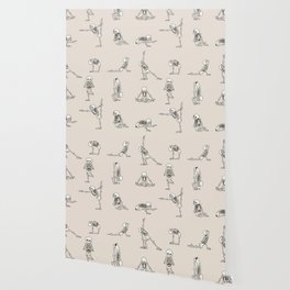 Skeleton Yoga Wallpaper