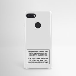 This Product Contains Nicotine Android Case