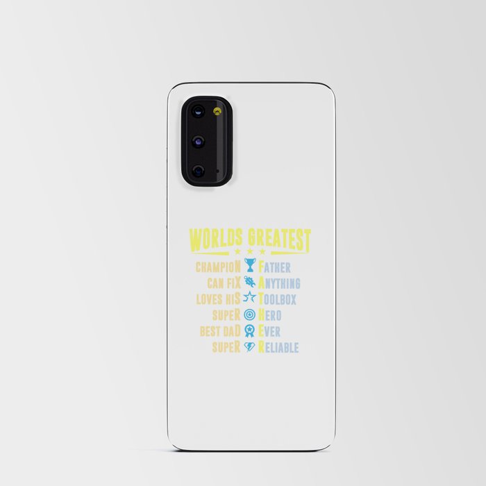 Worlds Greatest Father Android Card Case