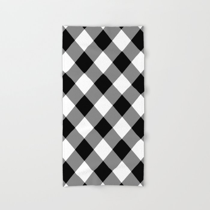 Black and white hotsell buffalo plaid bath towels