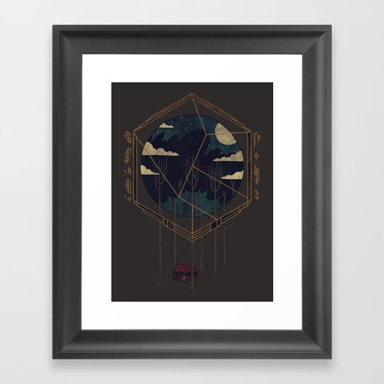 The Dark Woods Framed Art Print