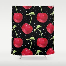 Cherry pattern III Shower Curtain