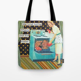 Friends for Dinner Tote Bag