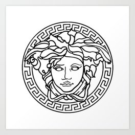 Medusa greek Art Print