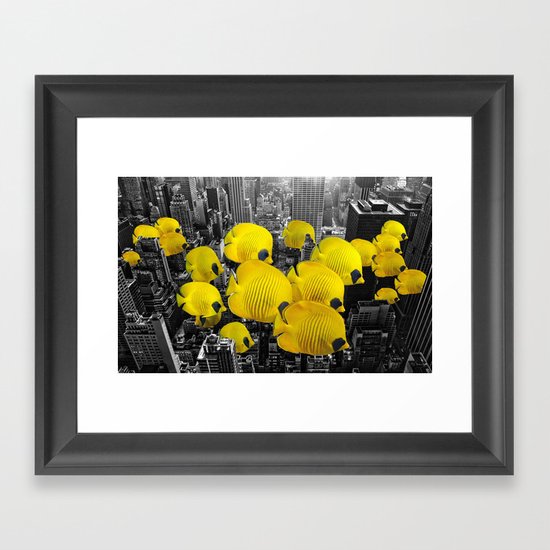 Urban Animals Tangs Framed Art Print