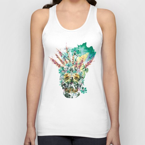 SKULL - TROPICAL LIFE Unisex Tank Top
