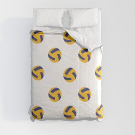 Volleyball Print Seamless Sports Lover Pattern Comforter