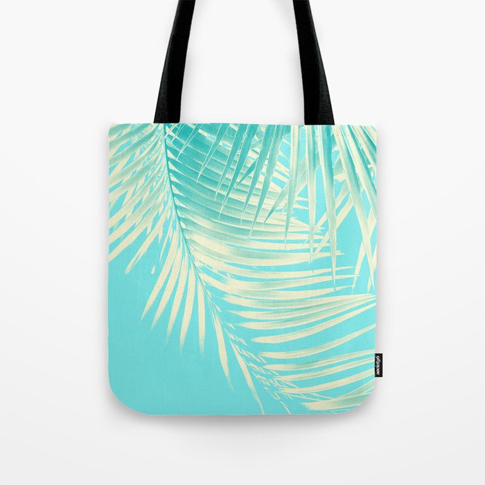 Palm Leaves Summer Vibes #4 #tropical #decor #art #society6 Tote Bag