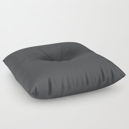 Dunn & Edwards 2019 Curated Colors Dark Engine (Dark Gray / Charcoal Gray) DE6350 Solid Color Floor Pillow