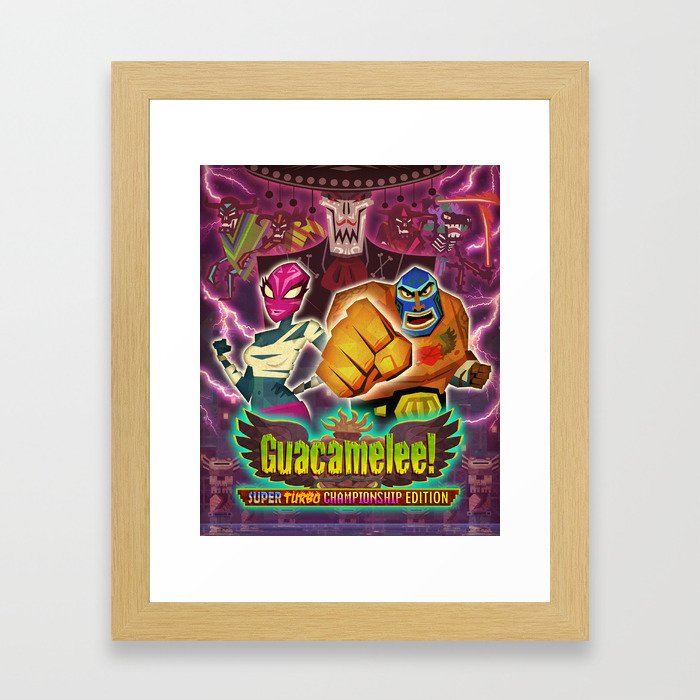 Guacamelee! Super Turbo Championship Edition Framed Art Print