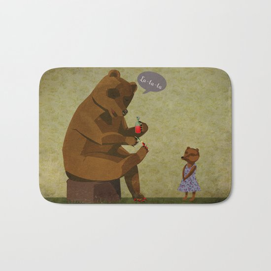 Mrs. Bear Bath Mat