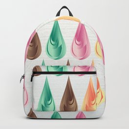 Pastel Teardrops Backpack