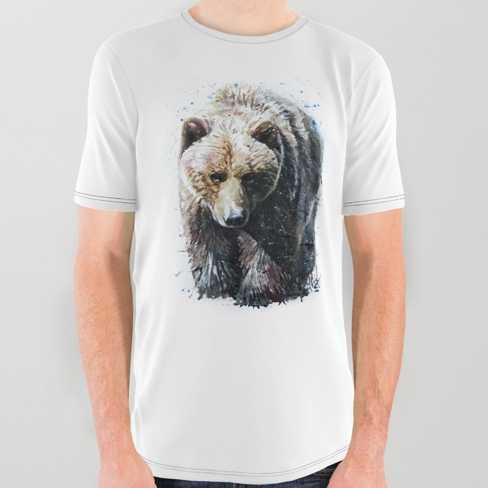 Bear All Over Graphic Tee by KOSTART | Society6