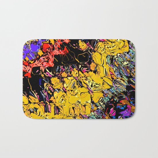 Shifting Shapes And Colors Bath Mat