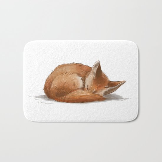 Let Sleeping Foxes Lie Bath Mat