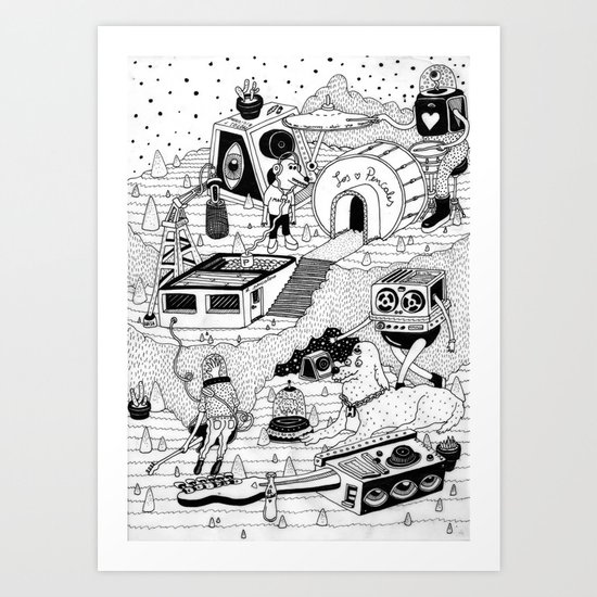 EL TANQUE CARCEDO Art Print