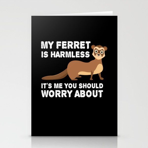 Ferret My Ferret Stole It Stationery Cards