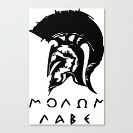 Molon Labe Canvas Print