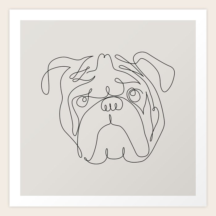 bulldog art
