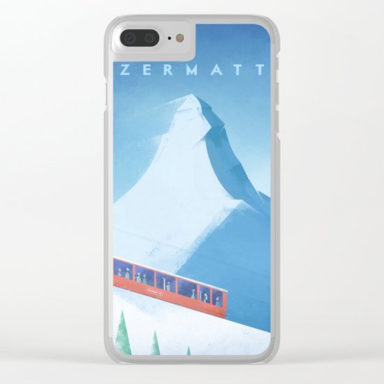 Ski Zermatt Clear iPhone Case